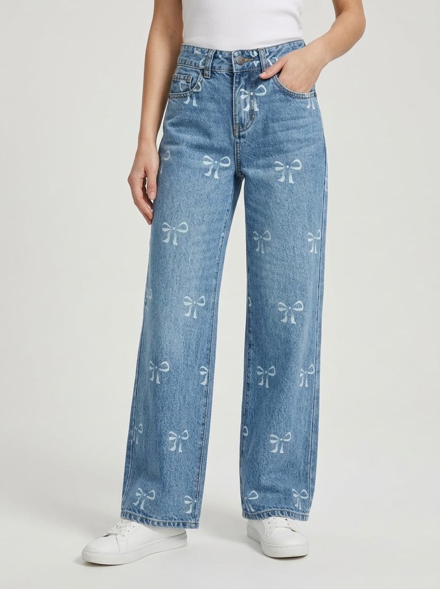 Denim pant, manufactured finished garment
