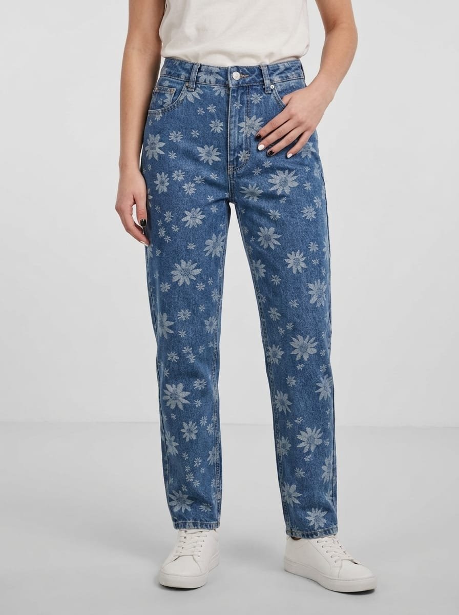 Denim pant, manufactured finished garment