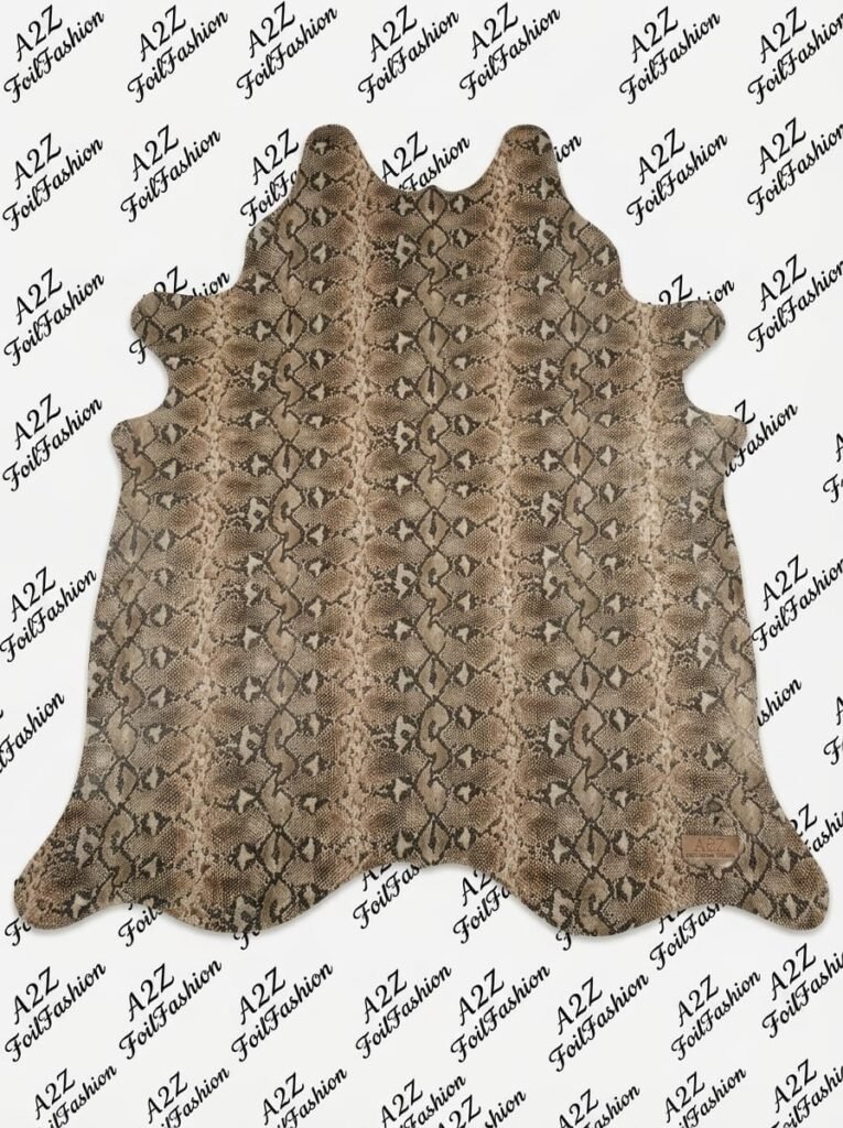Snake print leather collection by A2Z FoilFashion &ndash; handbag, jacket and clutch, fully customizable manufactured leather goods